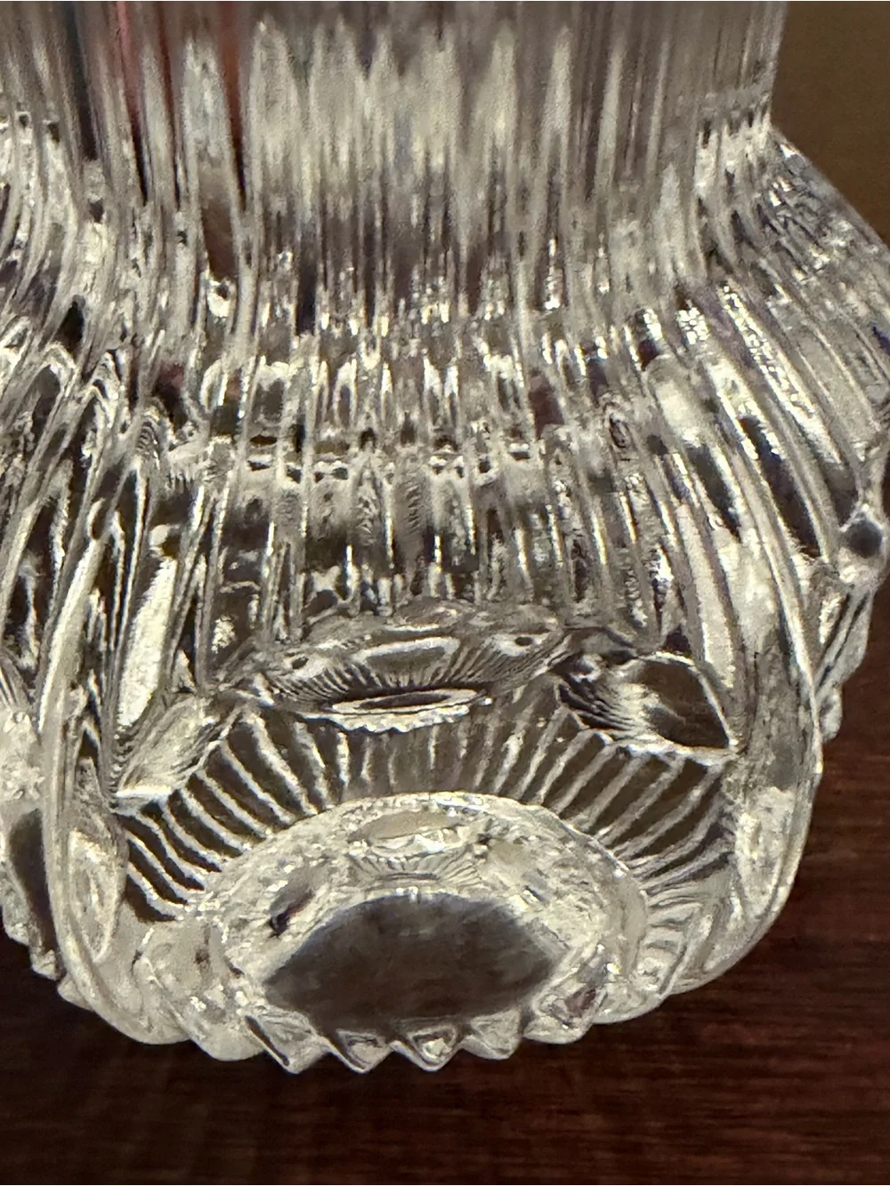 Vtg Fostoria Melissa Ribbed Bud Vase 4.75